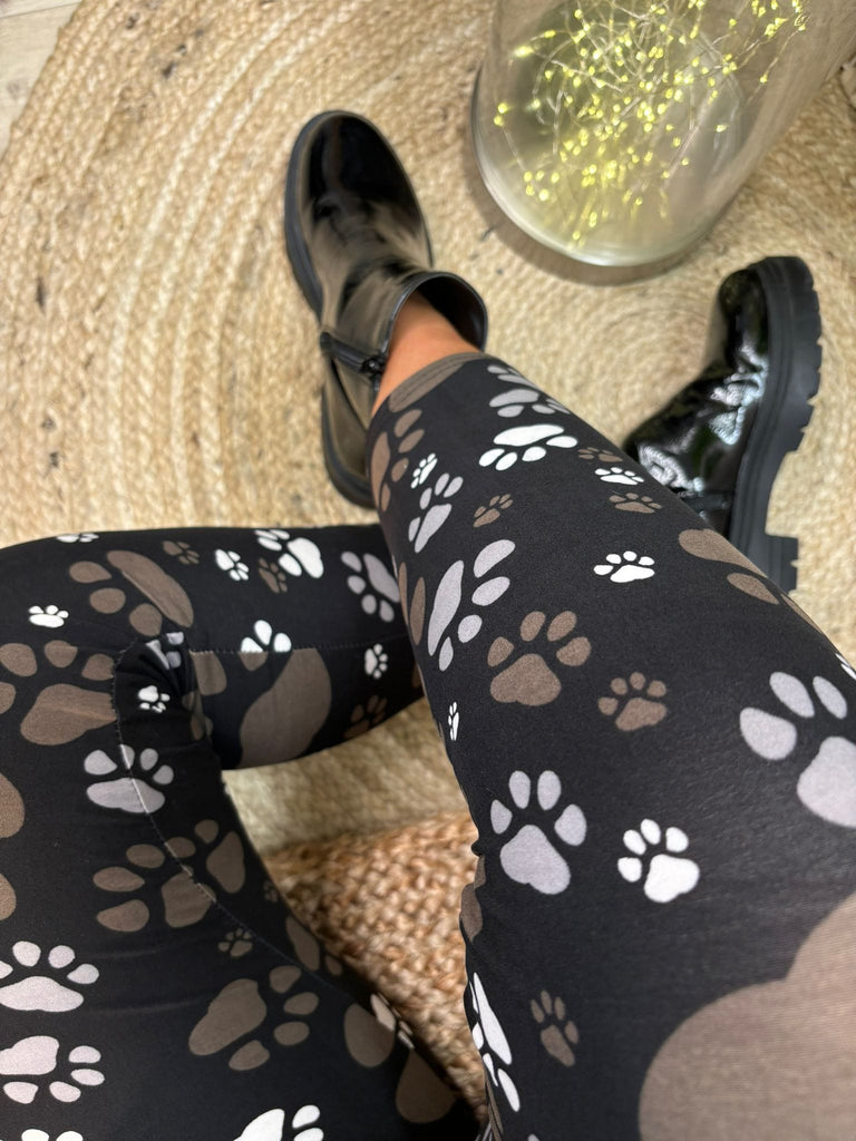 Paw Print Super Smooth Leggings Be You Lifestyle Boutique