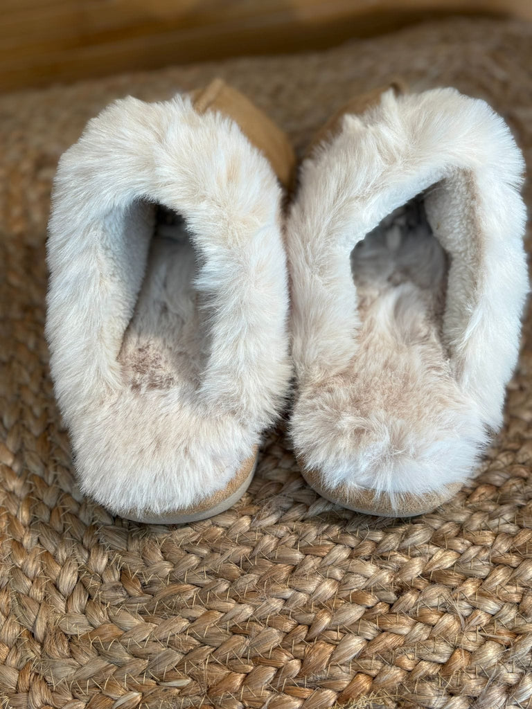 Plain Fluffy Faux Suede Mule Slippers Be You Lifestyle Boutique