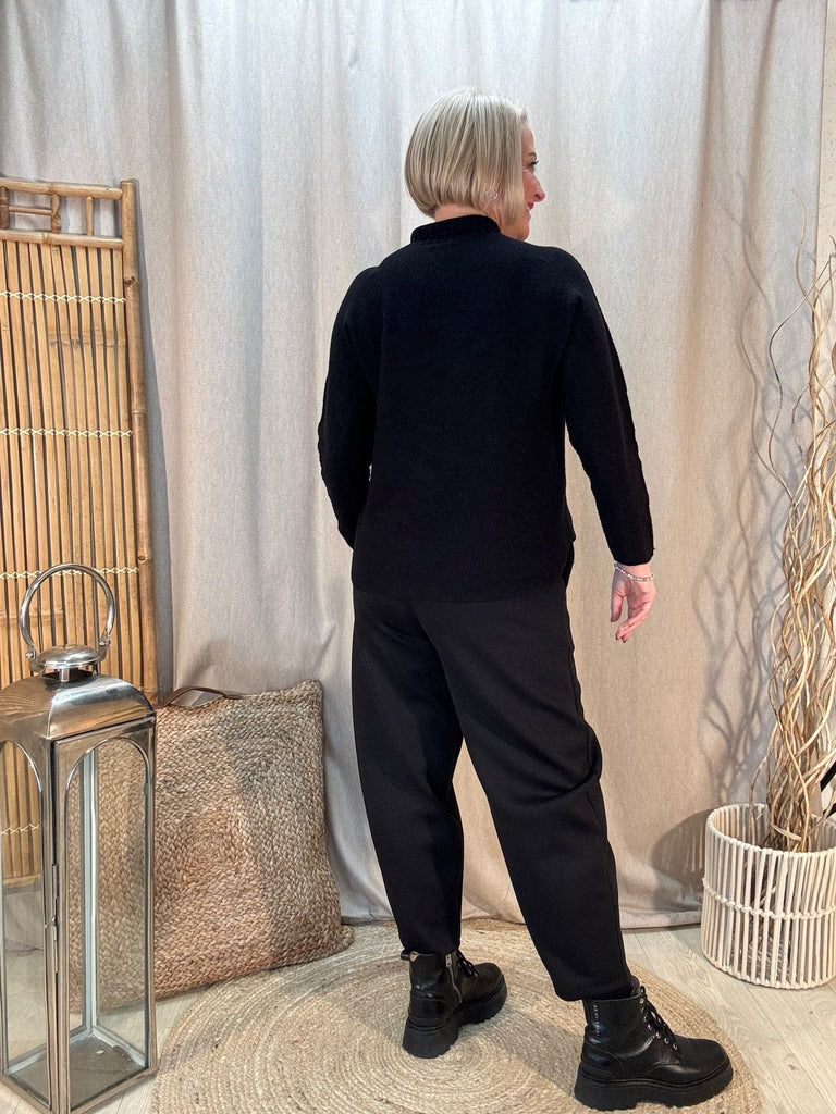 Plain & Simple Turtle Neck Knitted Top Be You Lifestyle Boutique