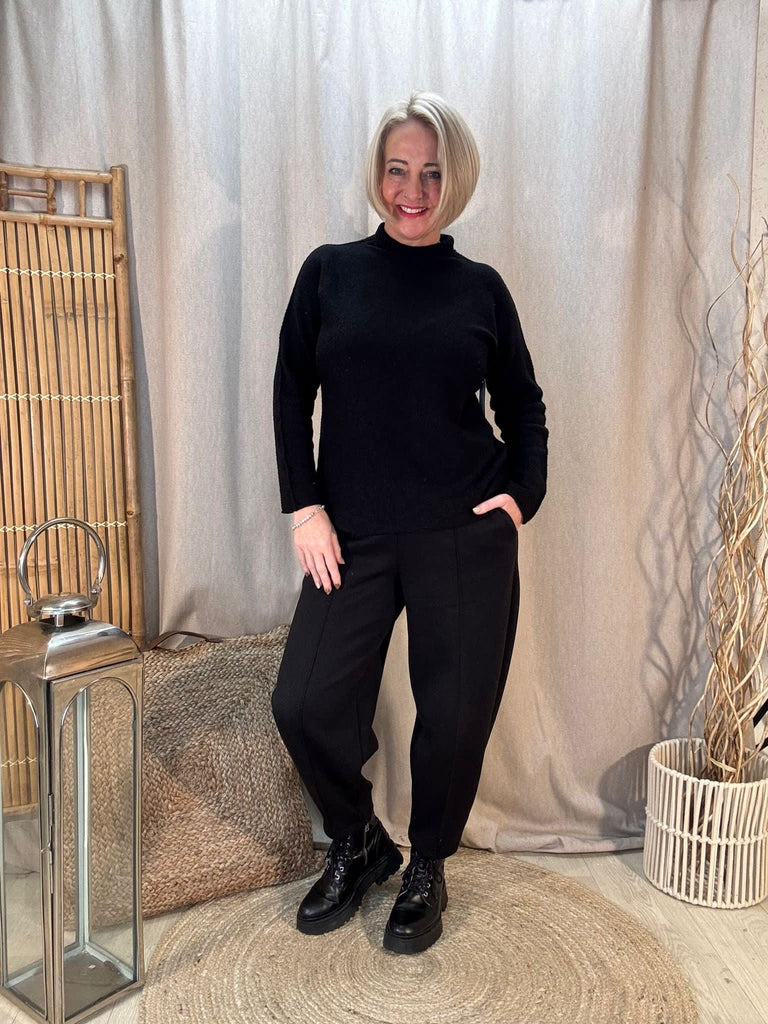 Plain & Simple Turtle Neck Knitted Top Be You Lifestyle Boutique