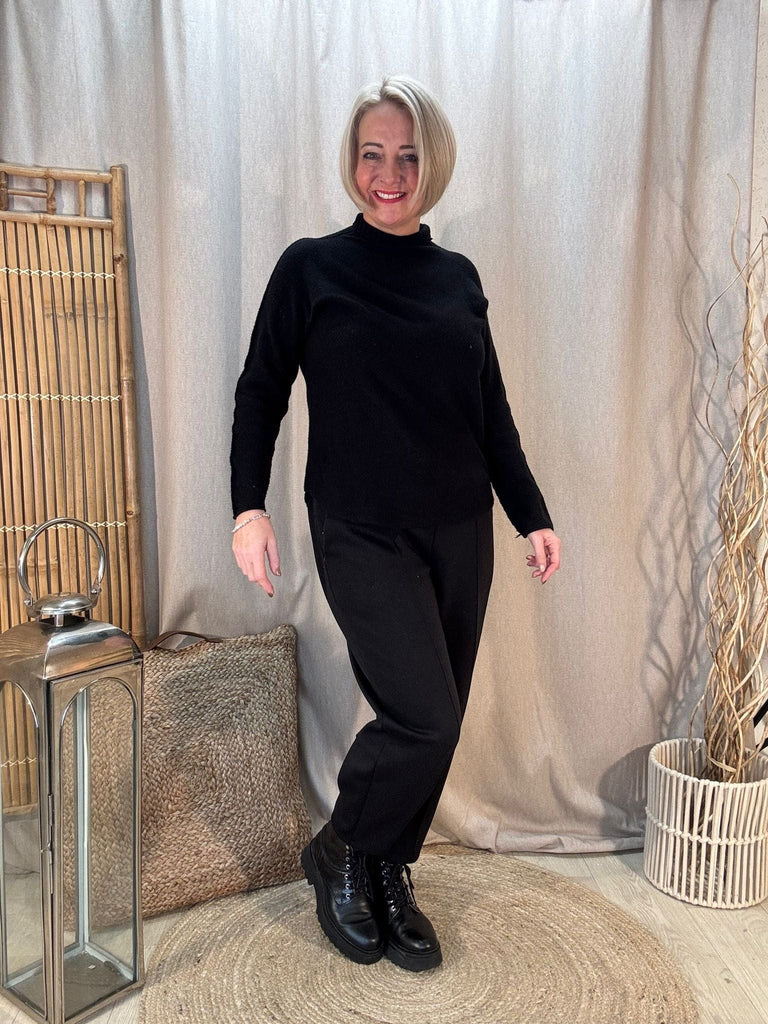 Plain & Simple Turtle Neck Knitted Top Be You Lifestyle Boutique