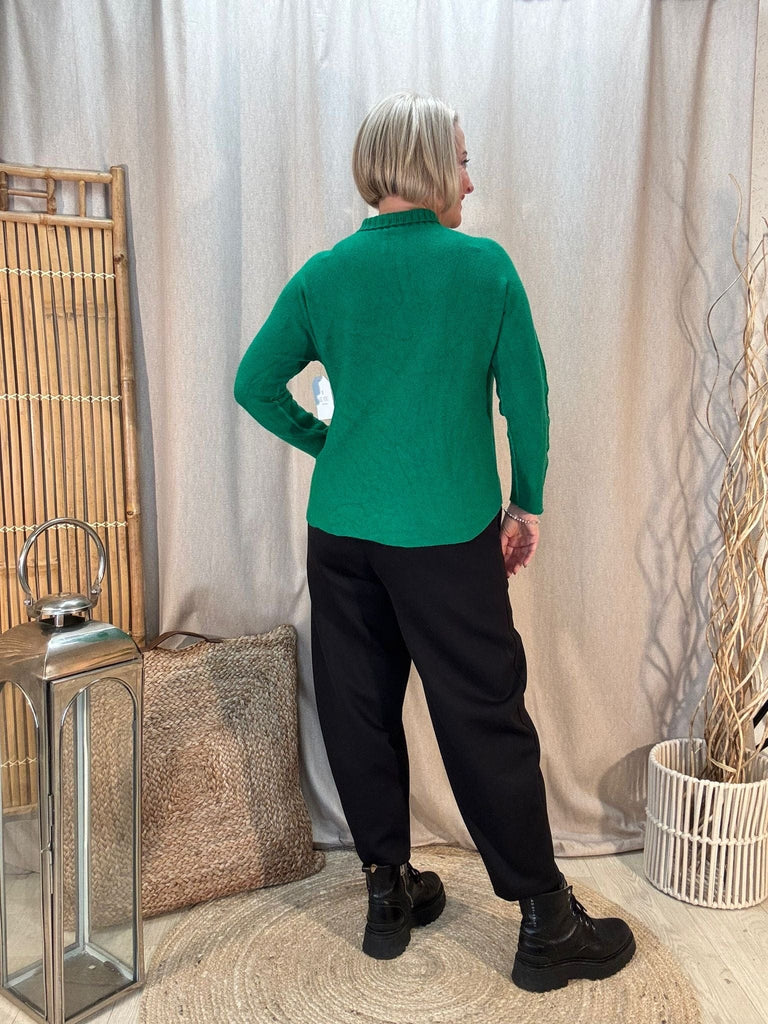 Plain & Simple Turtle Neck Knitted Top Be You Lifestyle Boutique