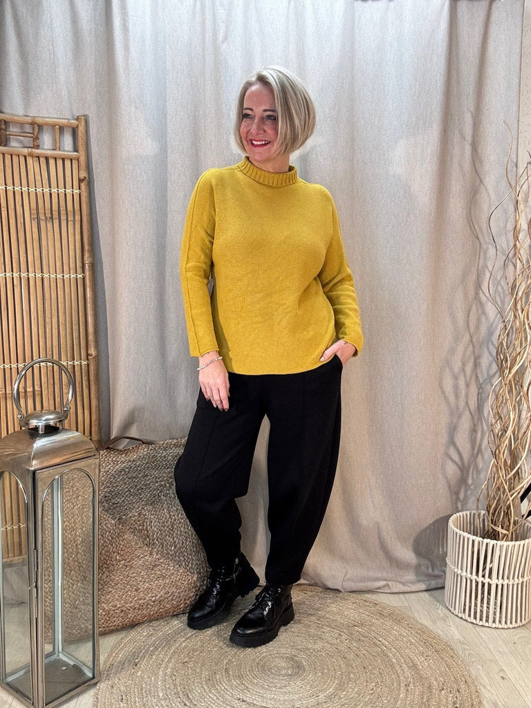 Plain & Simple Turtle Neck Knitted Top Be You Lifestyle Boutique