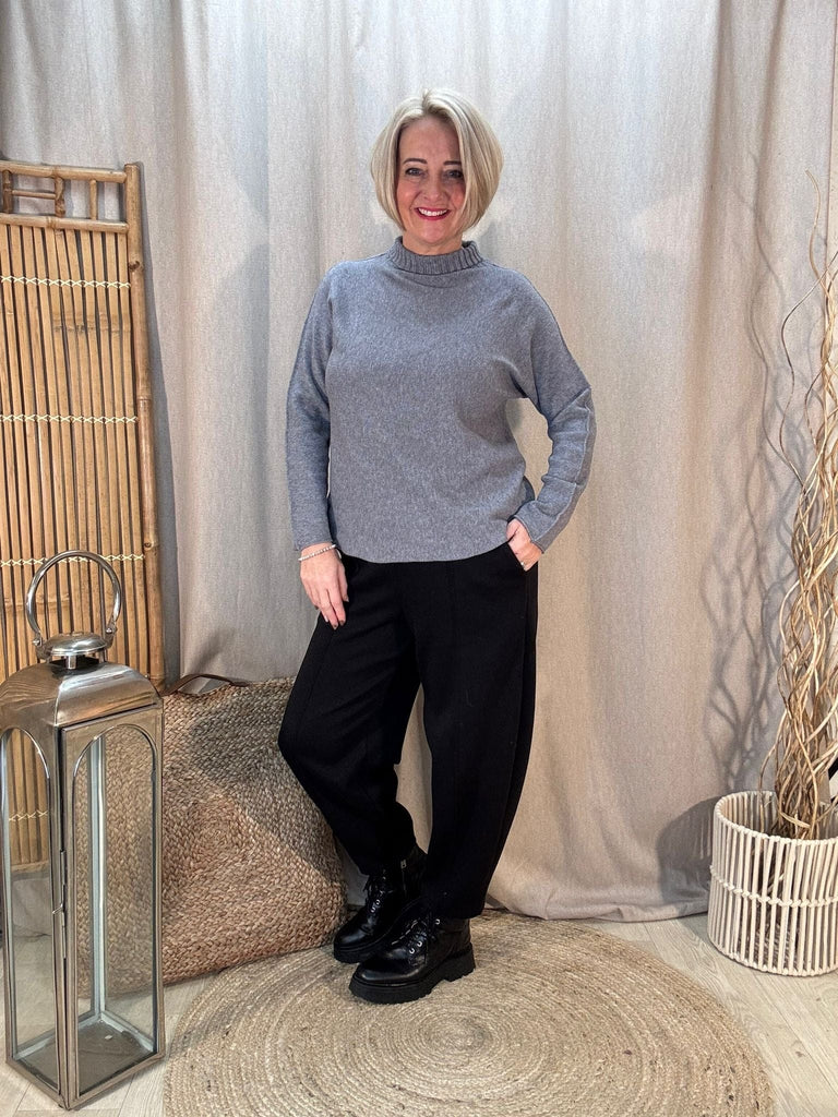 Plain & Simple Turtle Neck Knitted Top Be You Lifestyle Boutique