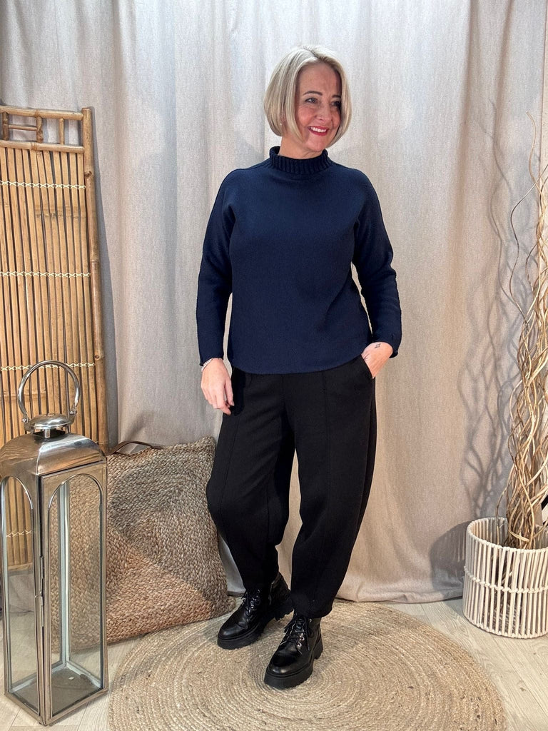 Plain & Simple Turtle Neck Knitted Top Be You Lifestyle Boutique