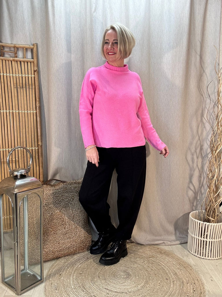 Plain & Simple Turtle Neck Knitted Top Be You Lifestyle Boutique