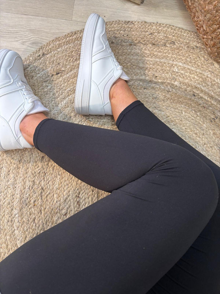 Plain Super Smooth Essential Leggings - Premium Comfort Be You Lifestyle Boutique