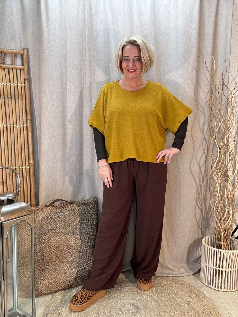 Plain Wide Leg Pocket Trousers - Palazzo Style Be You Lifestyle Boutique