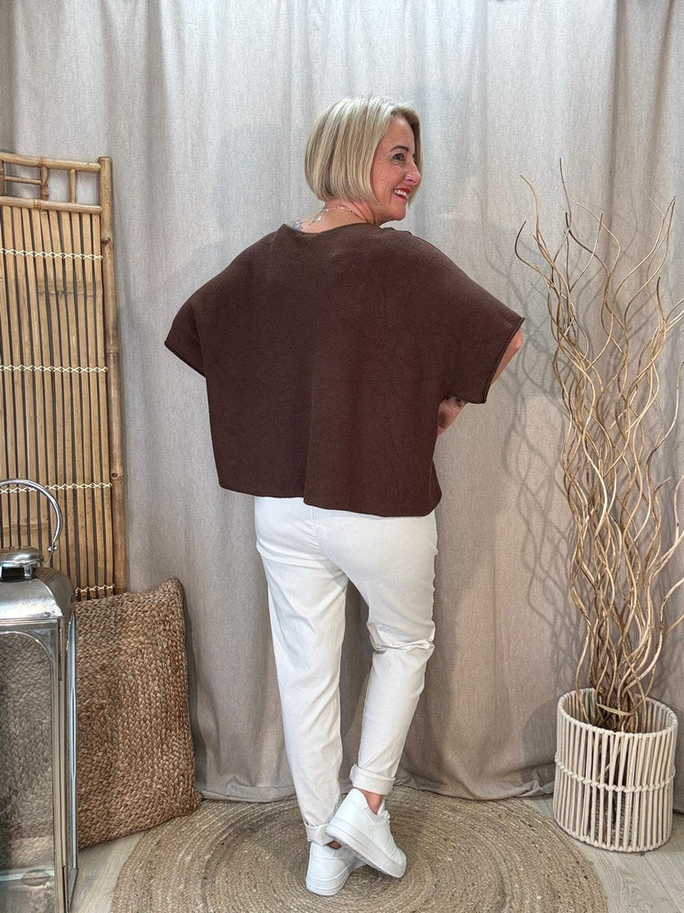 Reverse Seam Box Knit - Made In Italy Be You Lifestyle Boutique