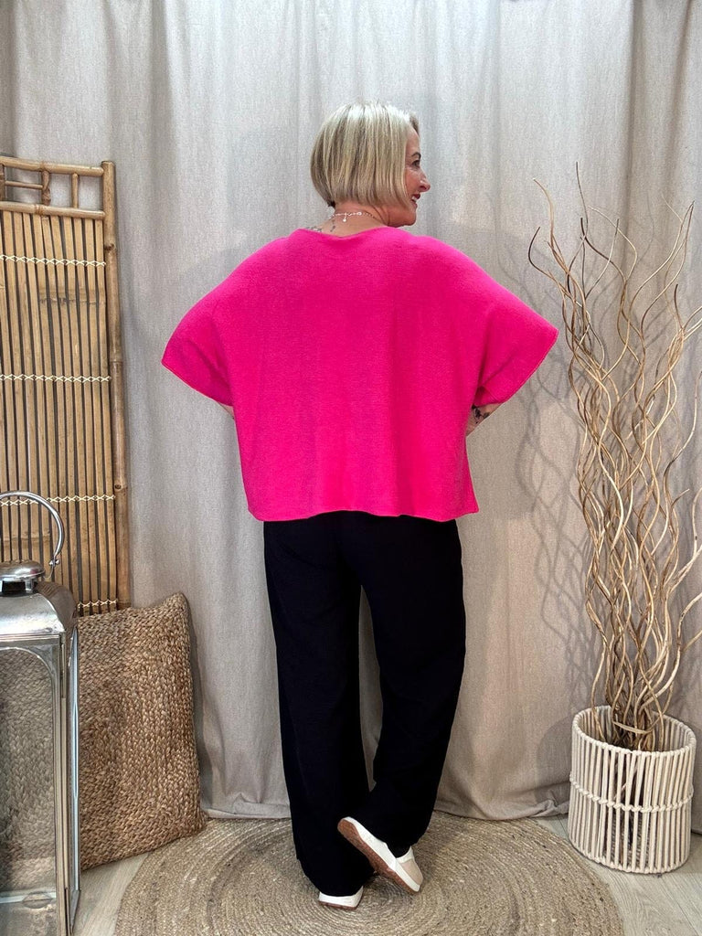 Reverse Seam Box Knit - Made In Italy Be You Lifestyle Boutique