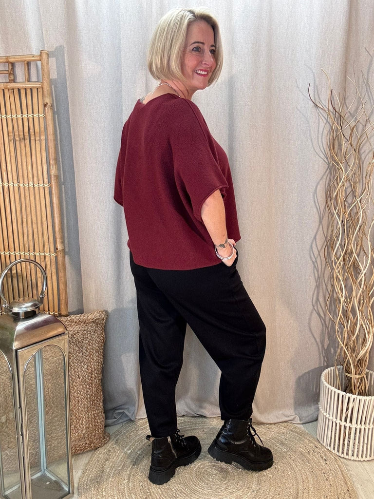 Reverse Seam Box Knit - Made In Italy Be You Lifestyle Boutique