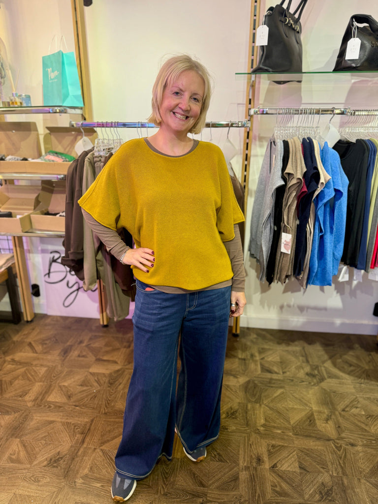 Reverse Seam Box Knit - Made In Italy Be You Lifestyle Boutique