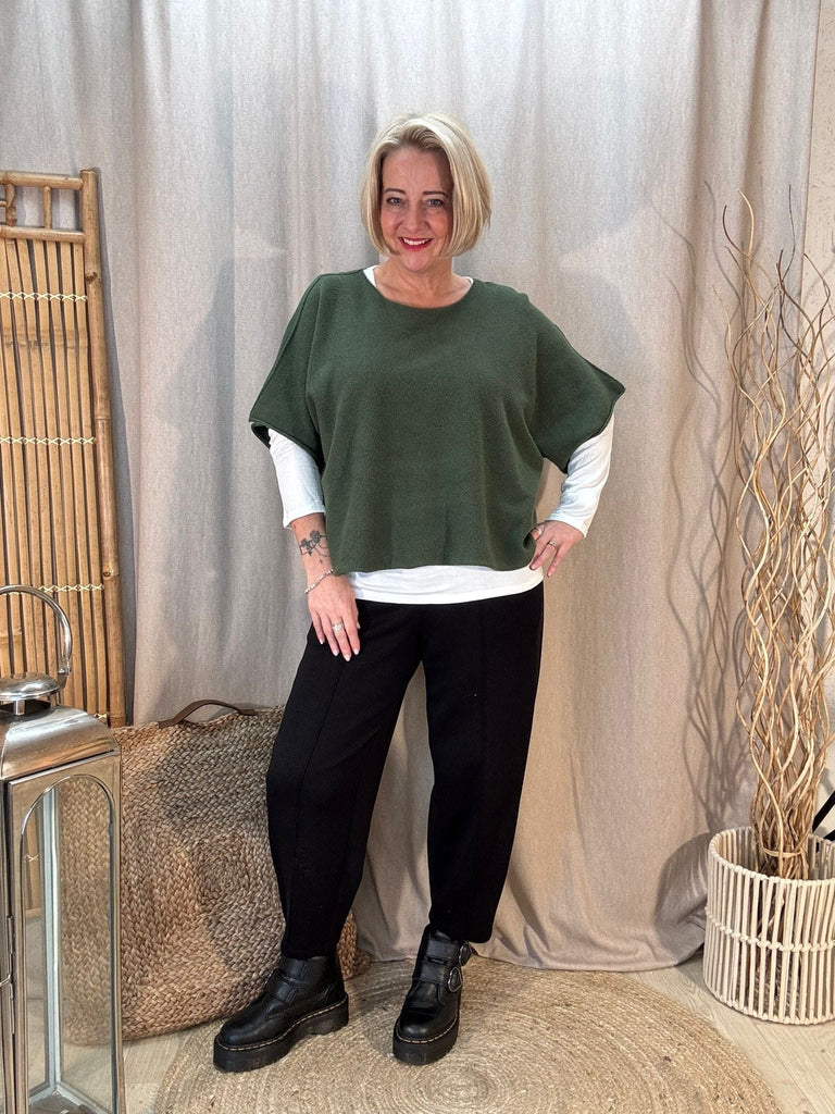 Reverse Seam Box Knit - Made In Italy Be You Lifestyle Boutique