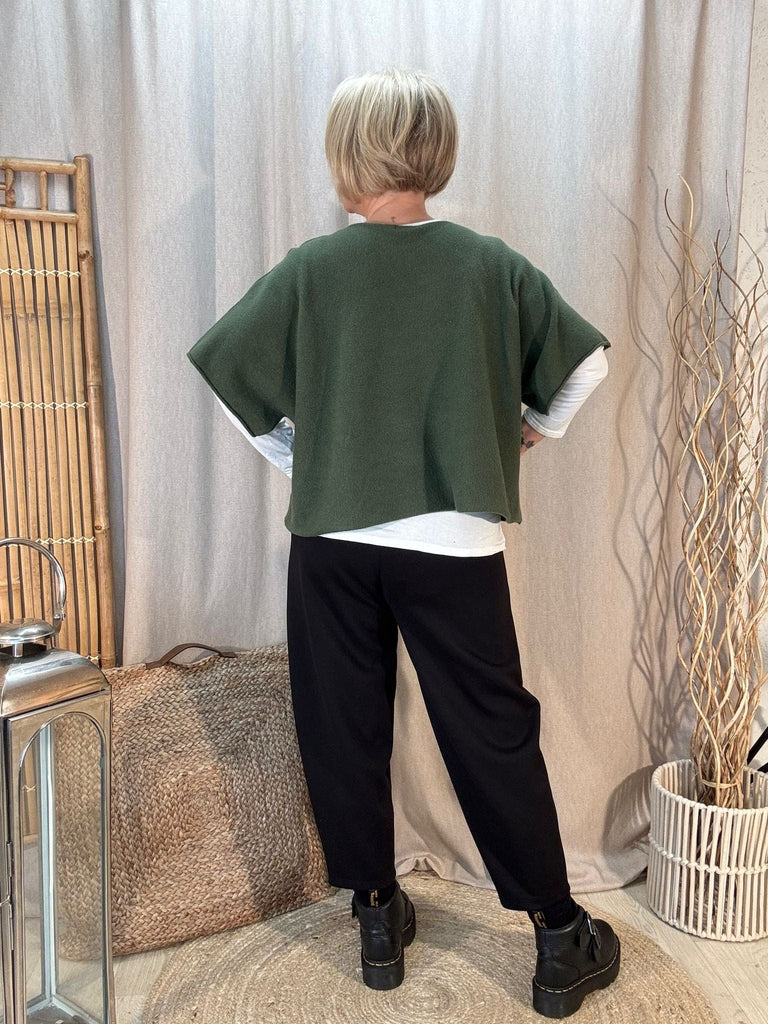 Reverse Seam Box Knit - Made In Italy Be You Lifestyle Boutique