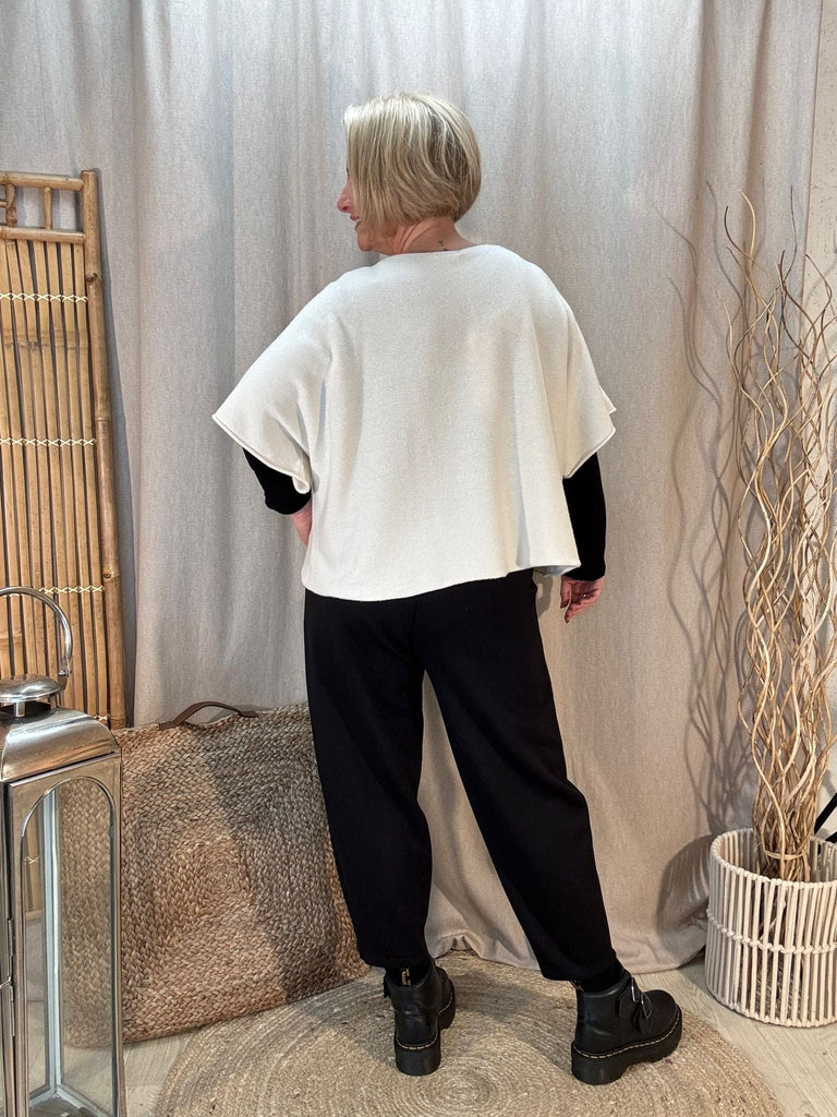 Reverse Seam Box Knit - Made In Italy Be You Lifestyle Boutique