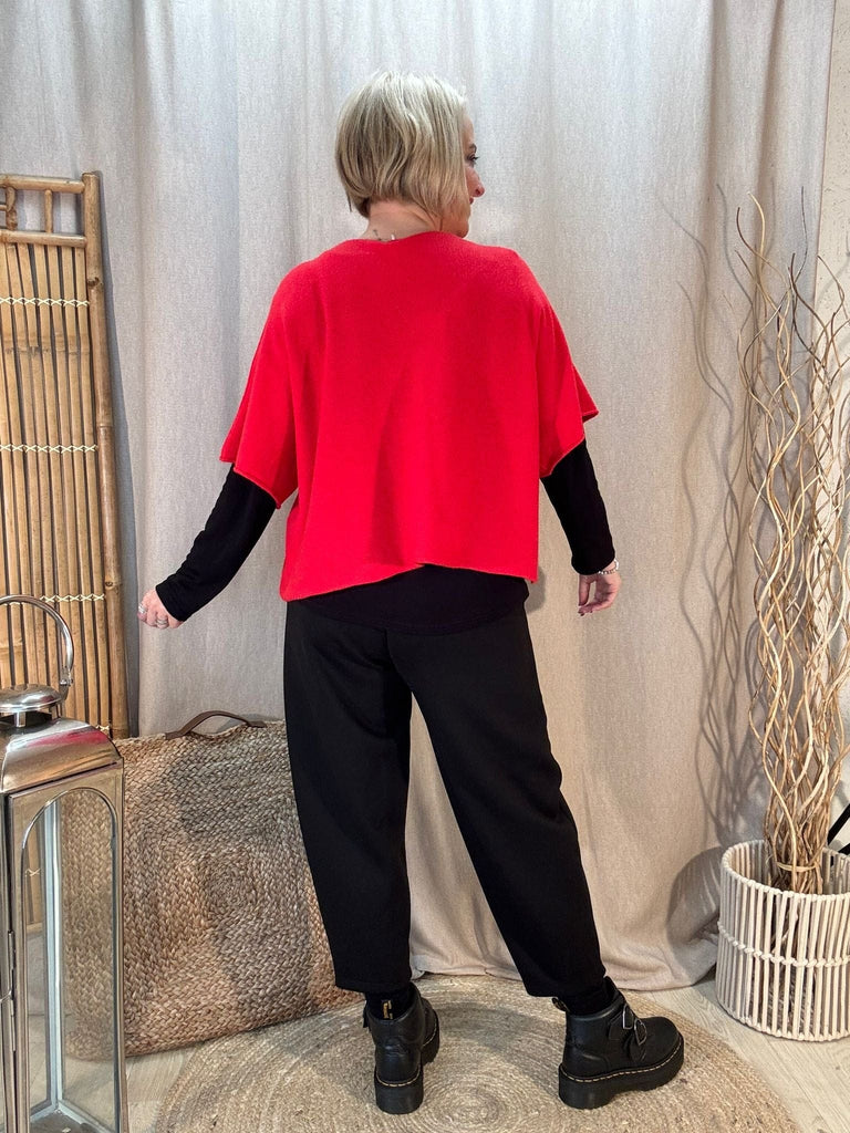 Reverse Seam Box Knit - Made In Italy Be You Lifestyle Boutique