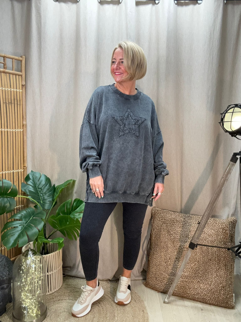 Ribbed Acid Wash Leggings Be You Lifestyle Boutique