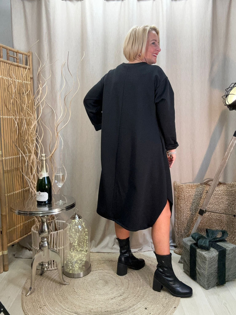 Sequin Bow Swing Tunic Dress Be You Lifestyle Boutique