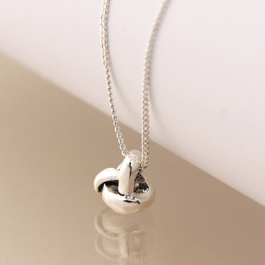 Silver Plated Infinity Necklace By POM Gift 04607 POM