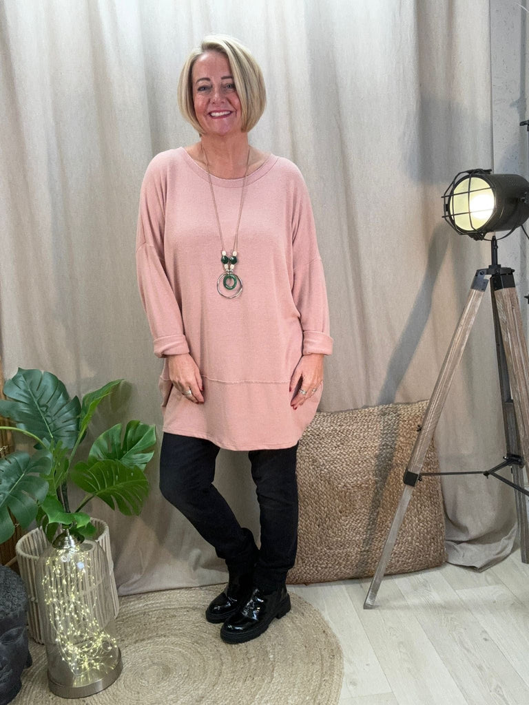 Silver Stitch Soft Knit Jumper Top Be You Lifestyle Boutique