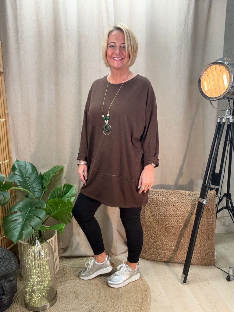 Silver Stitch Soft Knit Jumper Top Be You Lifestyle Boutique