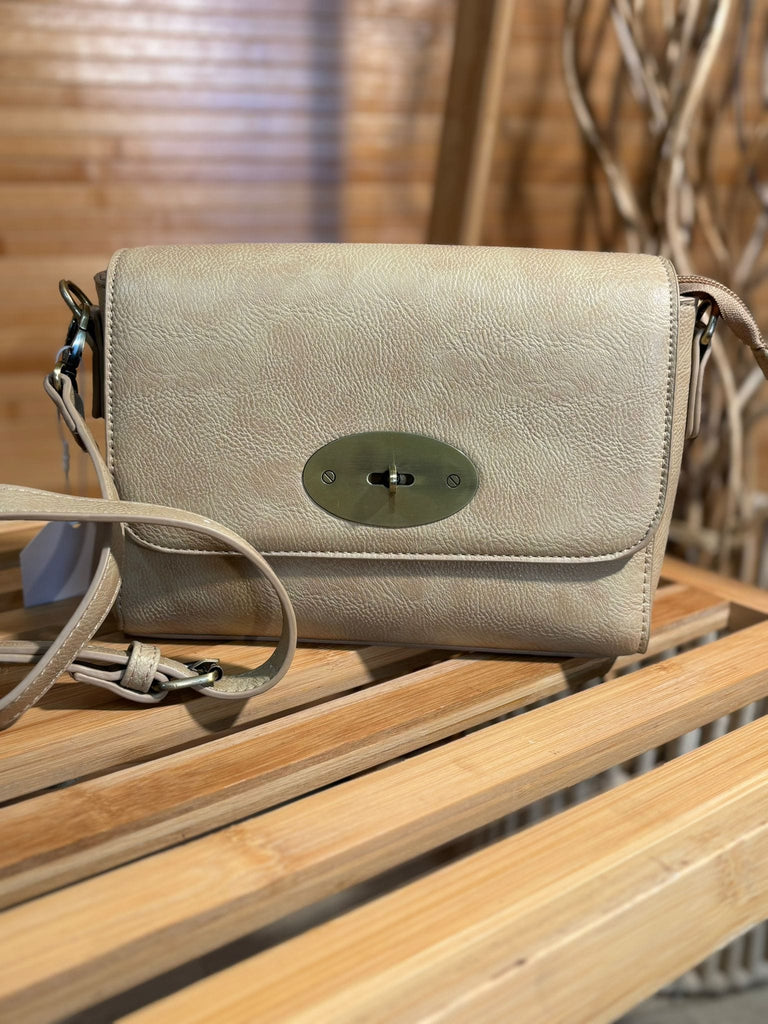 Simple Compact Cross Body Bag Be You Lifestyle Boutique Beige