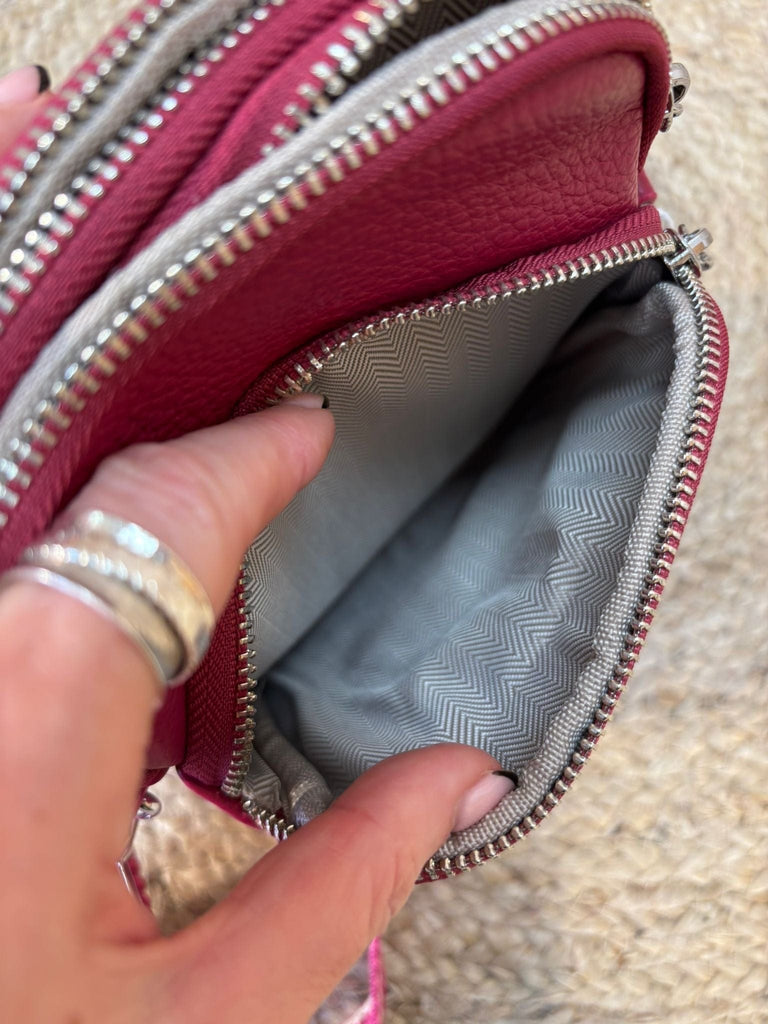 Simple Cross Body Bag With Two Tone Strap Be You Lifestyle Boutique