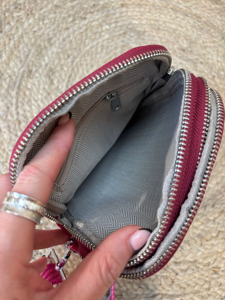 Simple Cross Body Bag With Two Tone Strap Be You Lifestyle Boutique