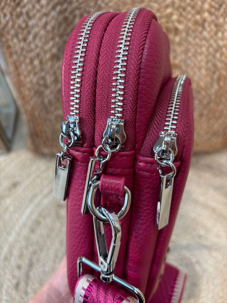 Simple Cross Body Bag With Two Tone Strap Be You Lifestyle Boutique