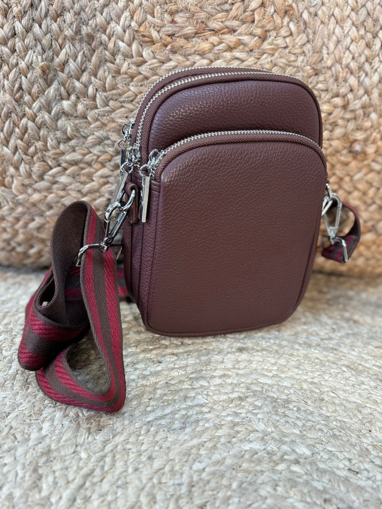 Simple Cross Body Bag With Two Tone Strap Be You Lifestyle Boutique