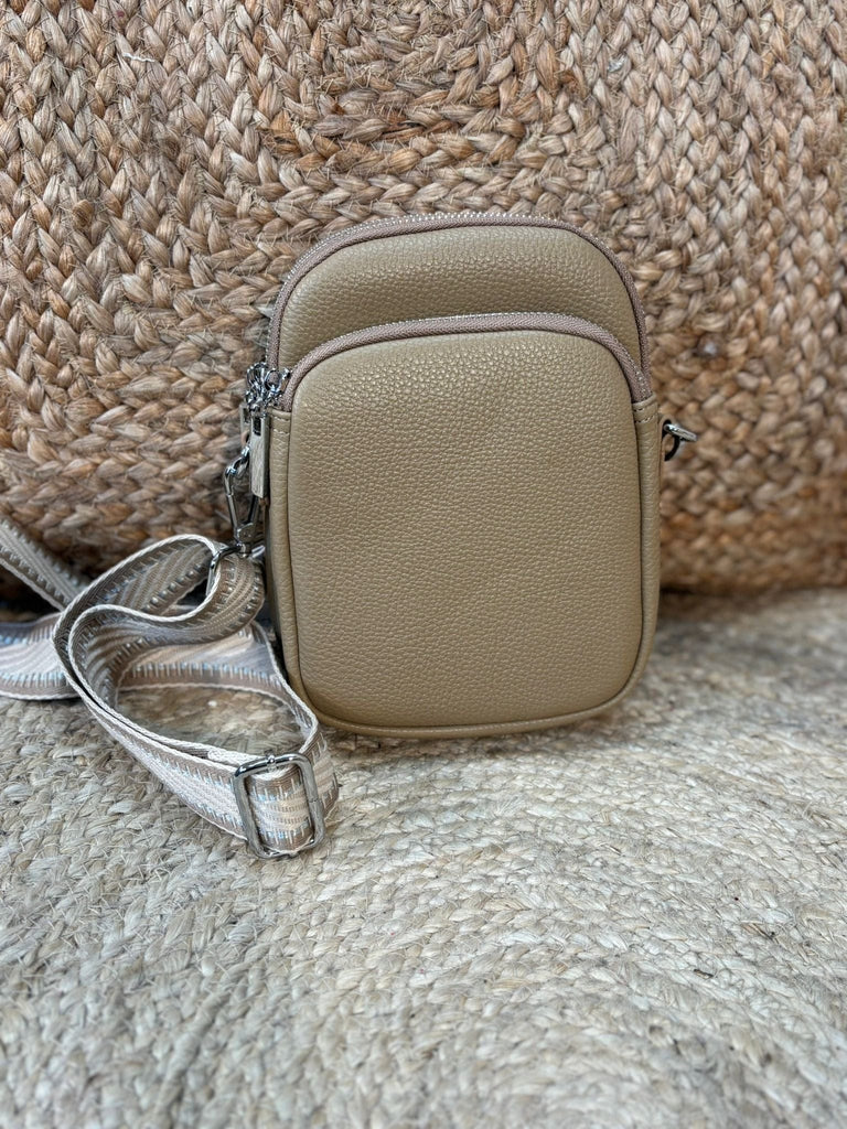 Simple Cross Body Bag With Two Tone Strap Be You Lifestyle Boutique