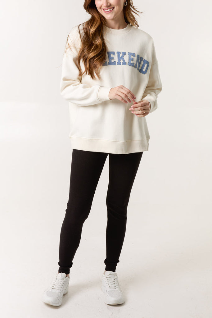 slogan sweater  sweatshirt