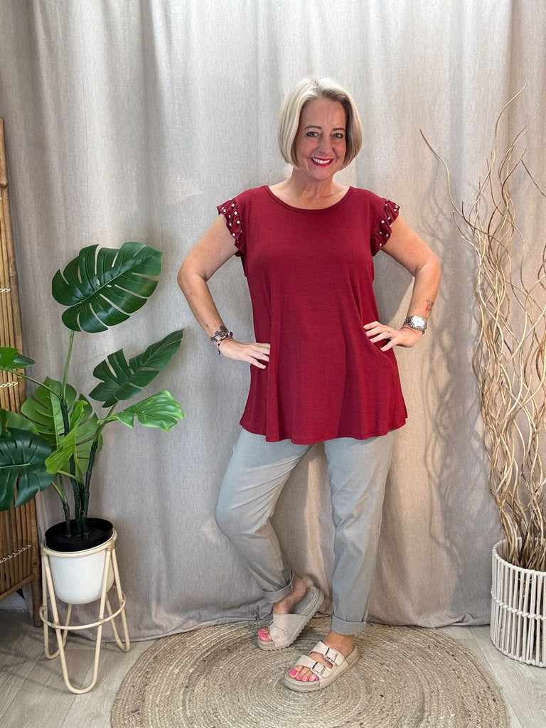Smooth Crease Free Plain Magic Trousers Be You Lifestyle Boutique 1 / Mushroom