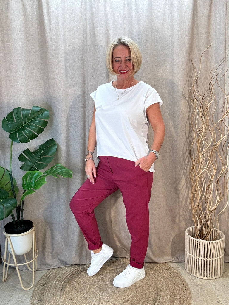 Smooth Crease Free Plain Magic Trousers Be You Lifestyle Boutique