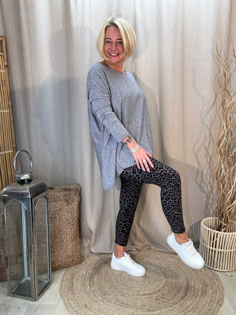 Super Soft Hanky Fine  Knit Top - Flattering Asymmetric Hem Be You Lifestyle Boutique