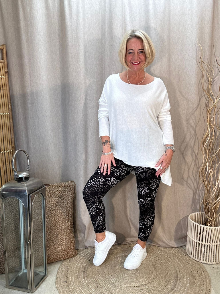 Super Soft Hanky Fine  Knit Top - Flattering Asymmetric Hem Be You Lifestyle Boutique
