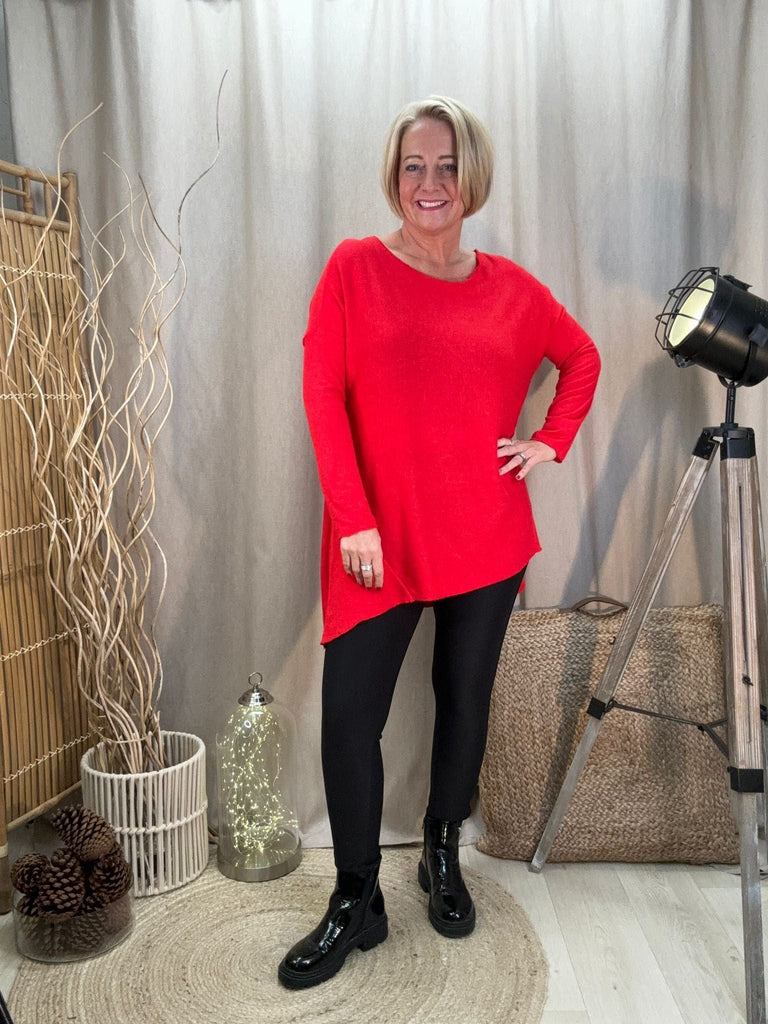 Super Soft Hanky Knit Jumper Top Be You Lifestyle Boutique