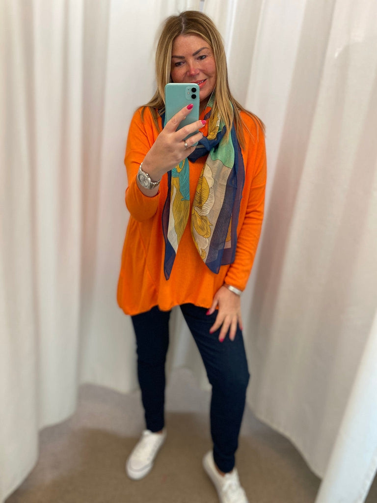 Super Soft Hanky Knit Jumper Top Be You Lifestyle Boutique