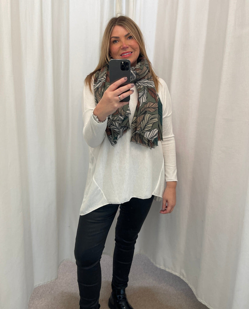 Super Soft Hanky Knit Jumper Top Be You Lifestyle Boutique