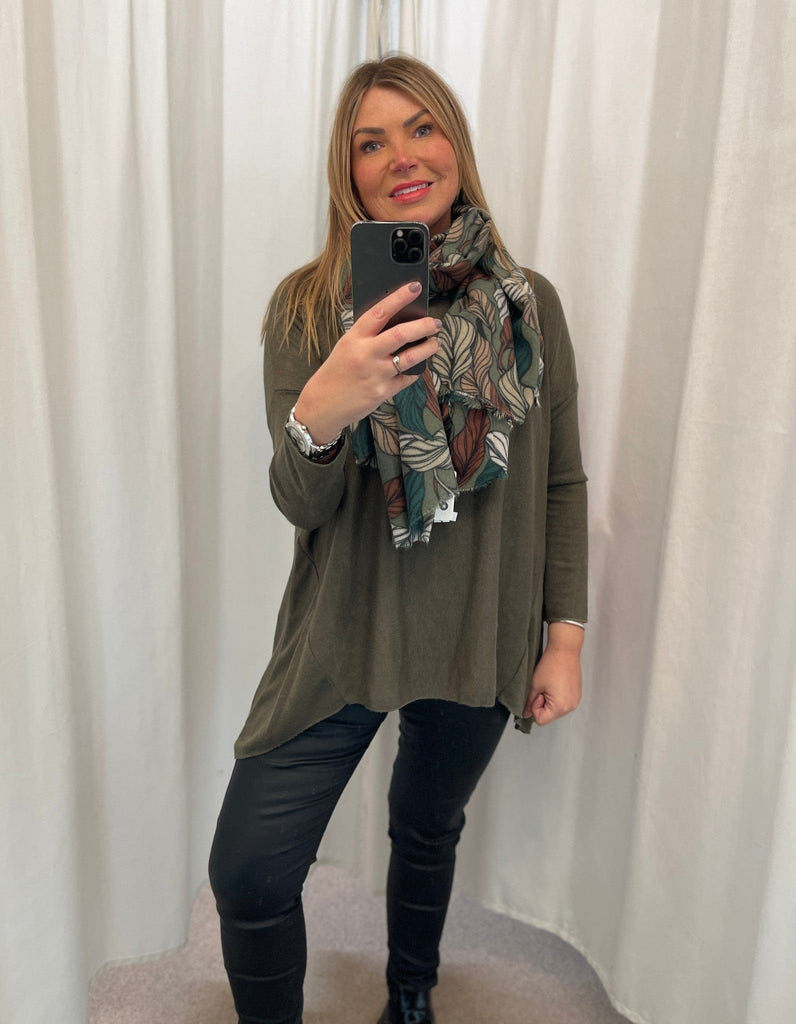 Super Soft Hanky Knit Jumper Top Be You Lifestyle Boutique