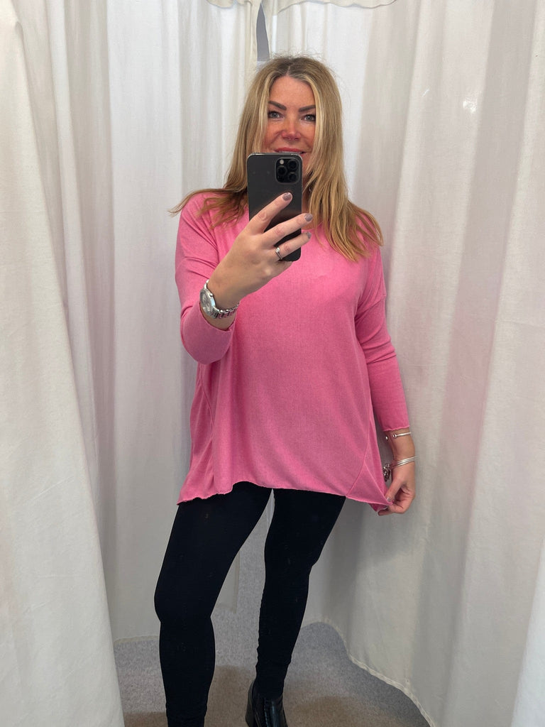 Super Soft Hanky Knit Jumper Top Be You Lifestyle Boutique