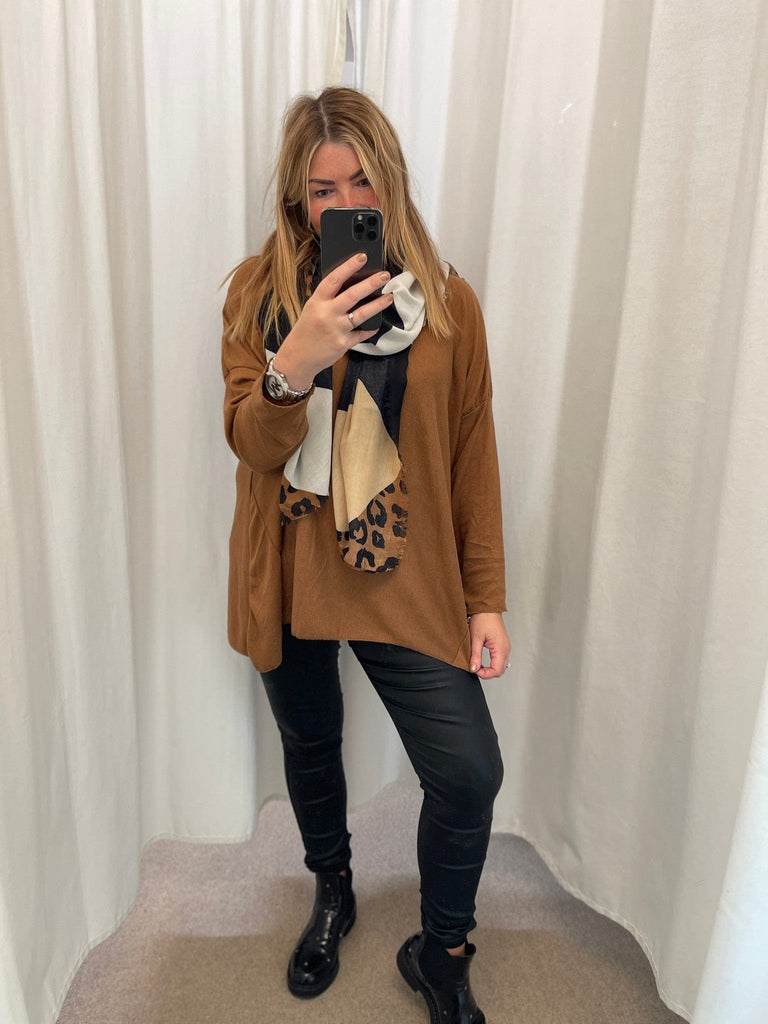 Super Soft Hanky Knit Jumper Top Be You Lifestyle Boutique