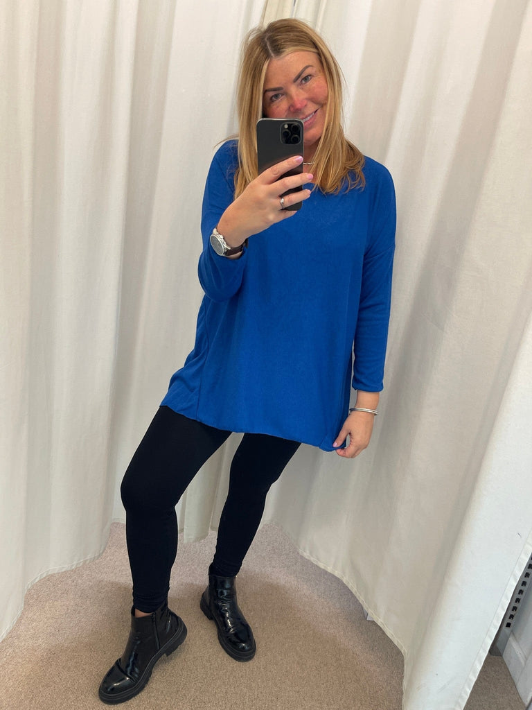 Super Soft Hanky Knit Jumper Top Be You Lifestyle Boutique