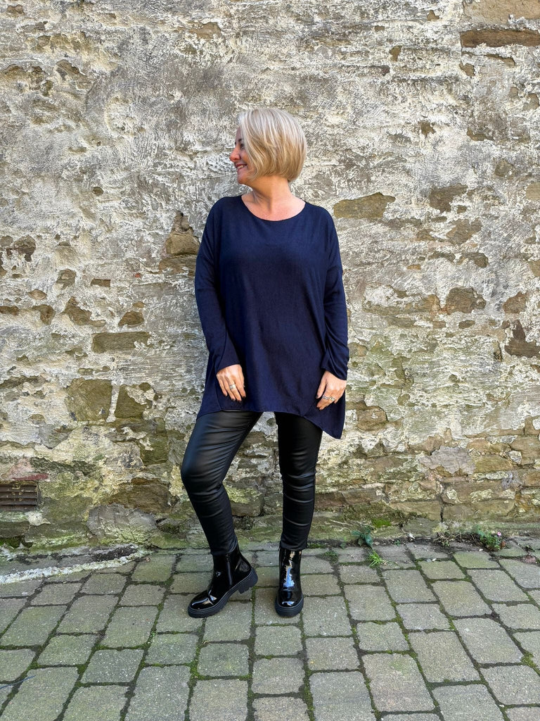 Super Soft Hanky Knit Jumper Top Be You Lifestyle Boutique