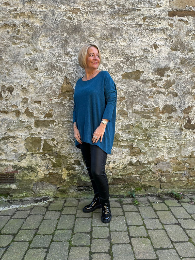 Super Soft Hanky Knit Jumper Top Be You Lifestyle Boutique