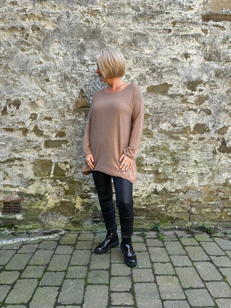 Super Soft Hanky Knit Jumper Top Be You Lifestyle Boutique