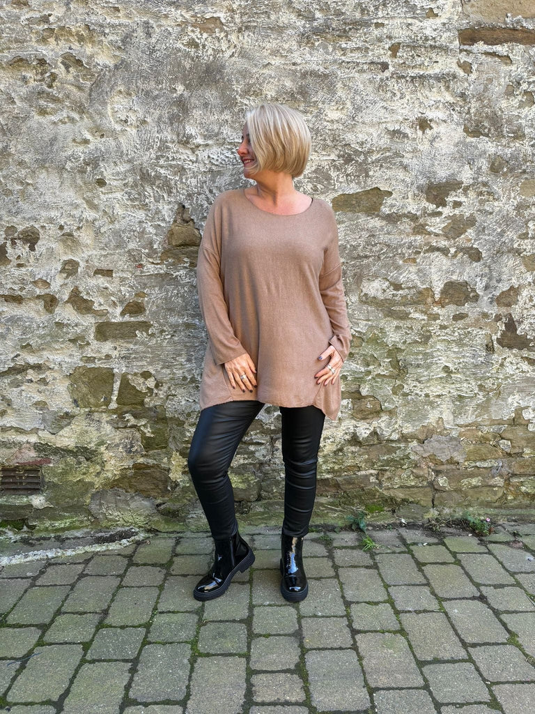 Super Soft Hanky Knit Jumper Top Be You Lifestyle Boutique