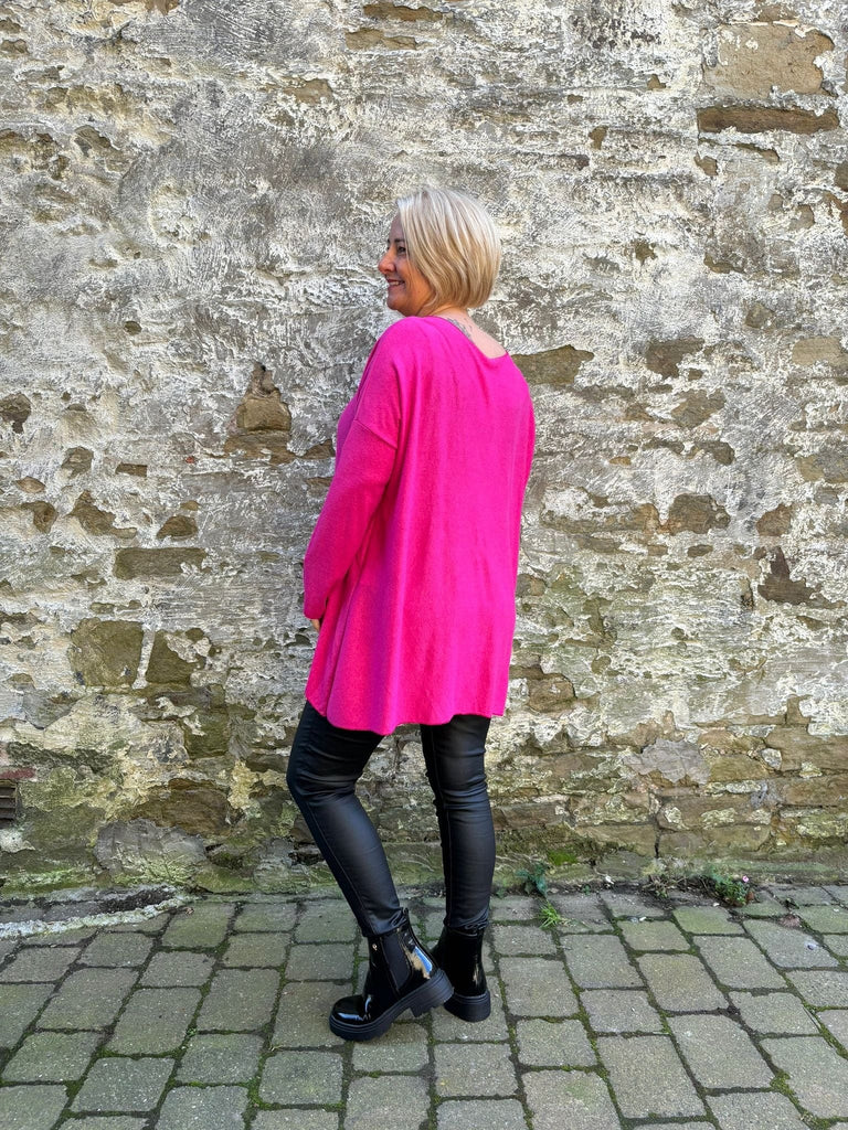 Super Soft Hanky Knit Jumper Top Be You Lifestyle Boutique