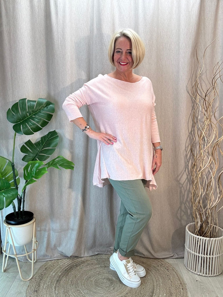 Super Soft Hanky Knit Jumper Top Be You Lifestyle Boutique