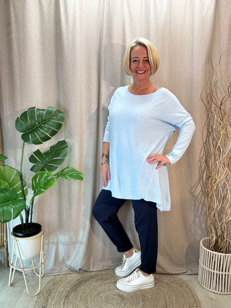 Super Soft Hanky Knit Jumper Top Be You Lifestyle Boutique